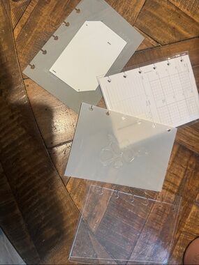 Cloth & Paper CPP Neutral Planner Inserts & Clear Dashboard bundle